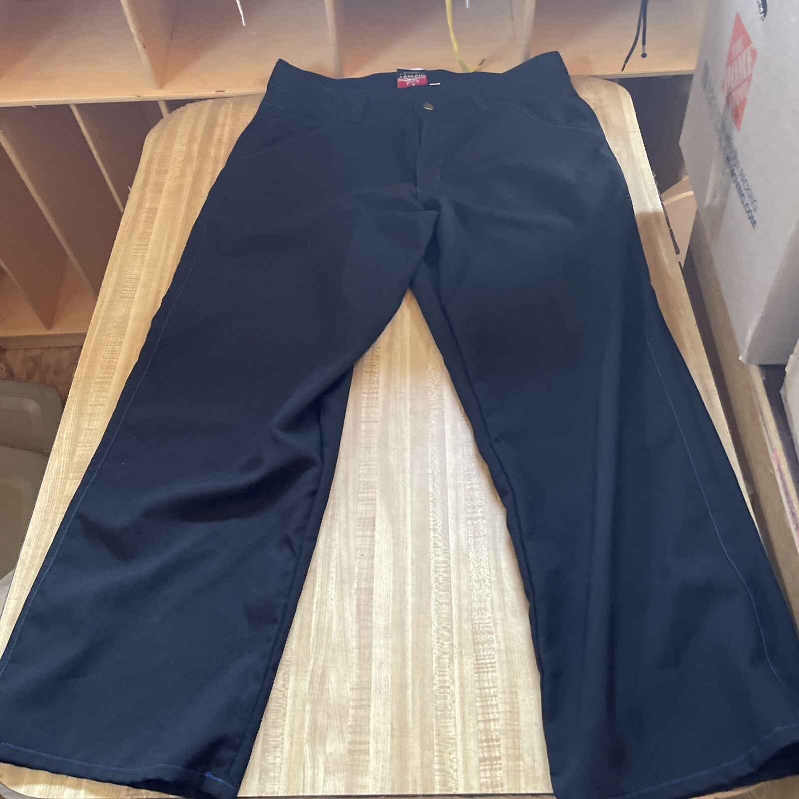Chochie Casuals Pants 38x30 Wide Leg Cadillac Logo On Back Pockets