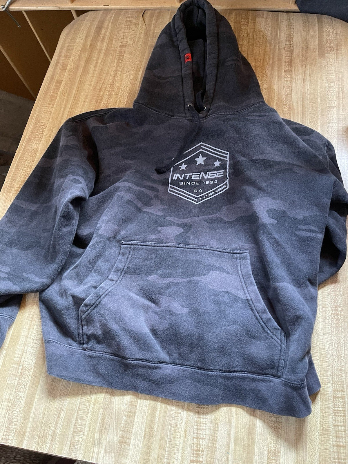 Intense Brand Hoodie Large Camo
