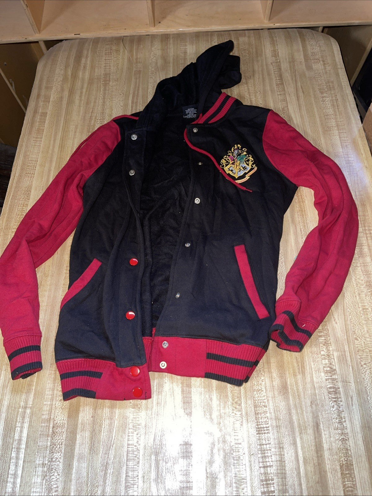 Harry Potter Varsity Jacket Style Hoodie Medium