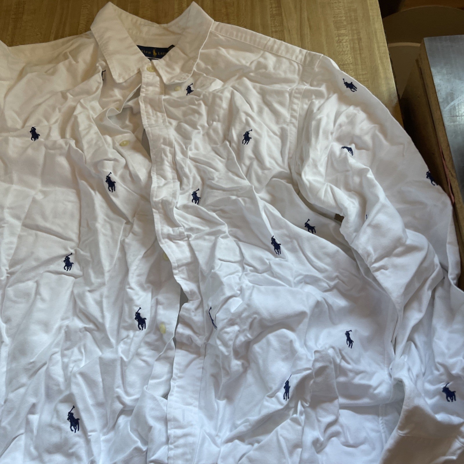 Ralph Lauren Pony AOP Button Down XL
