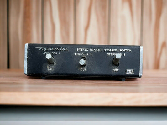 realistic stereo remote speaker switch
