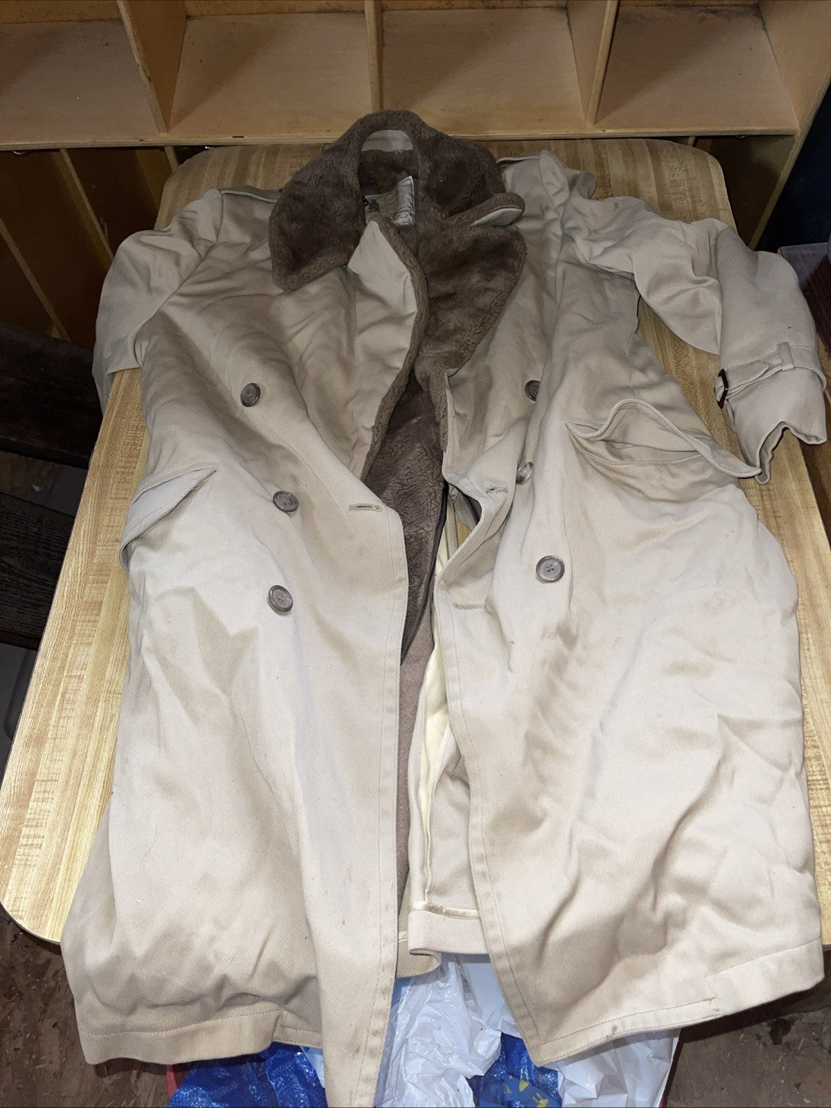 london fog trench coat mens 42r