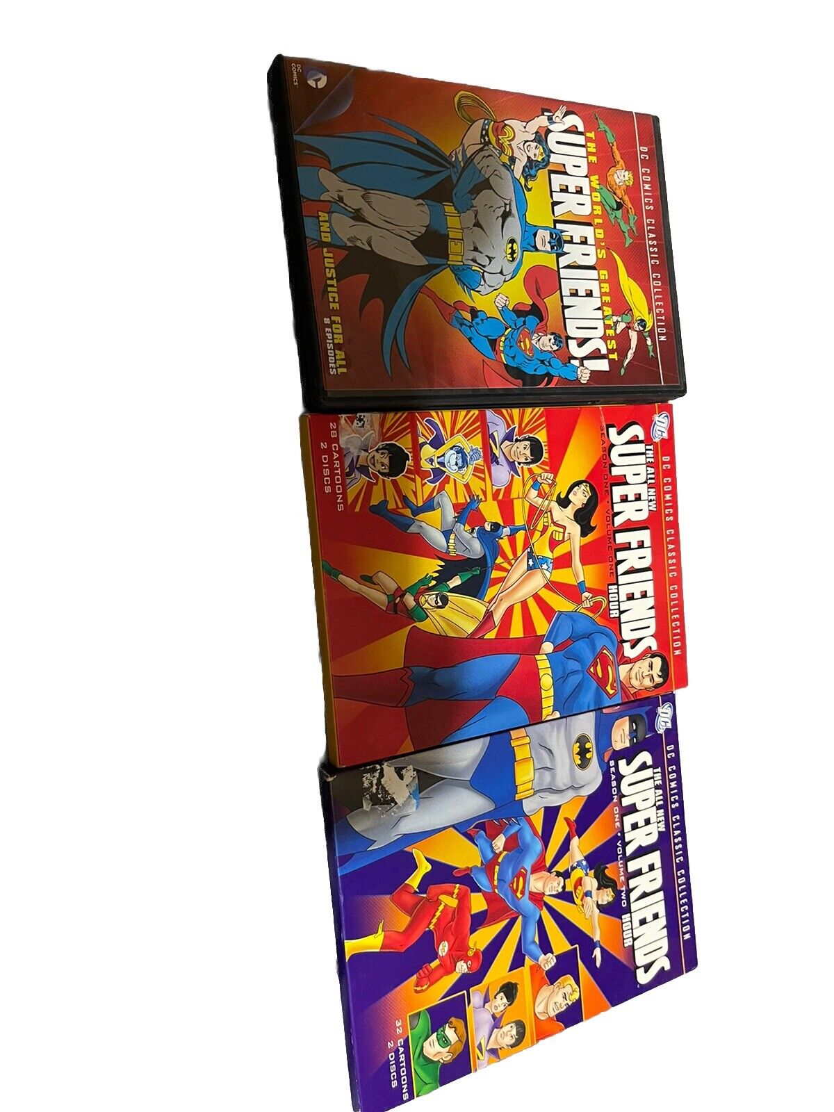 Super Hero Cartoon DVD Lot