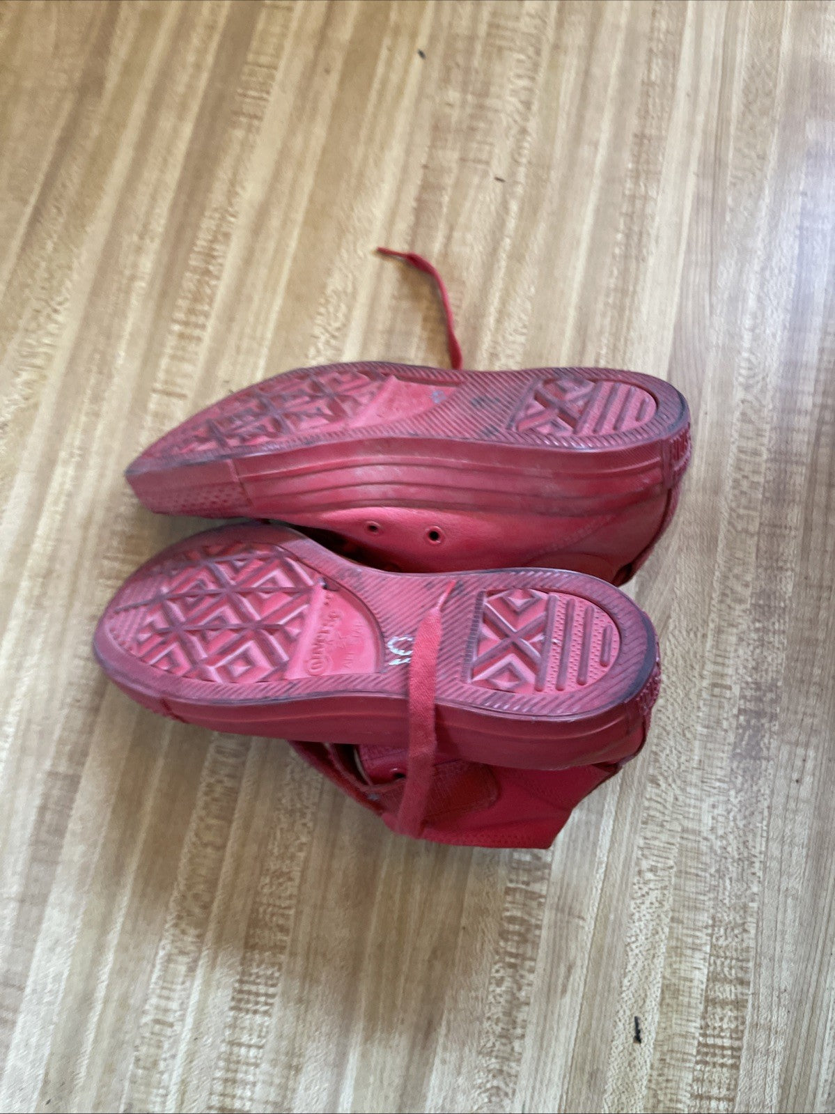 Converse All Star Leather Red Size 6.5