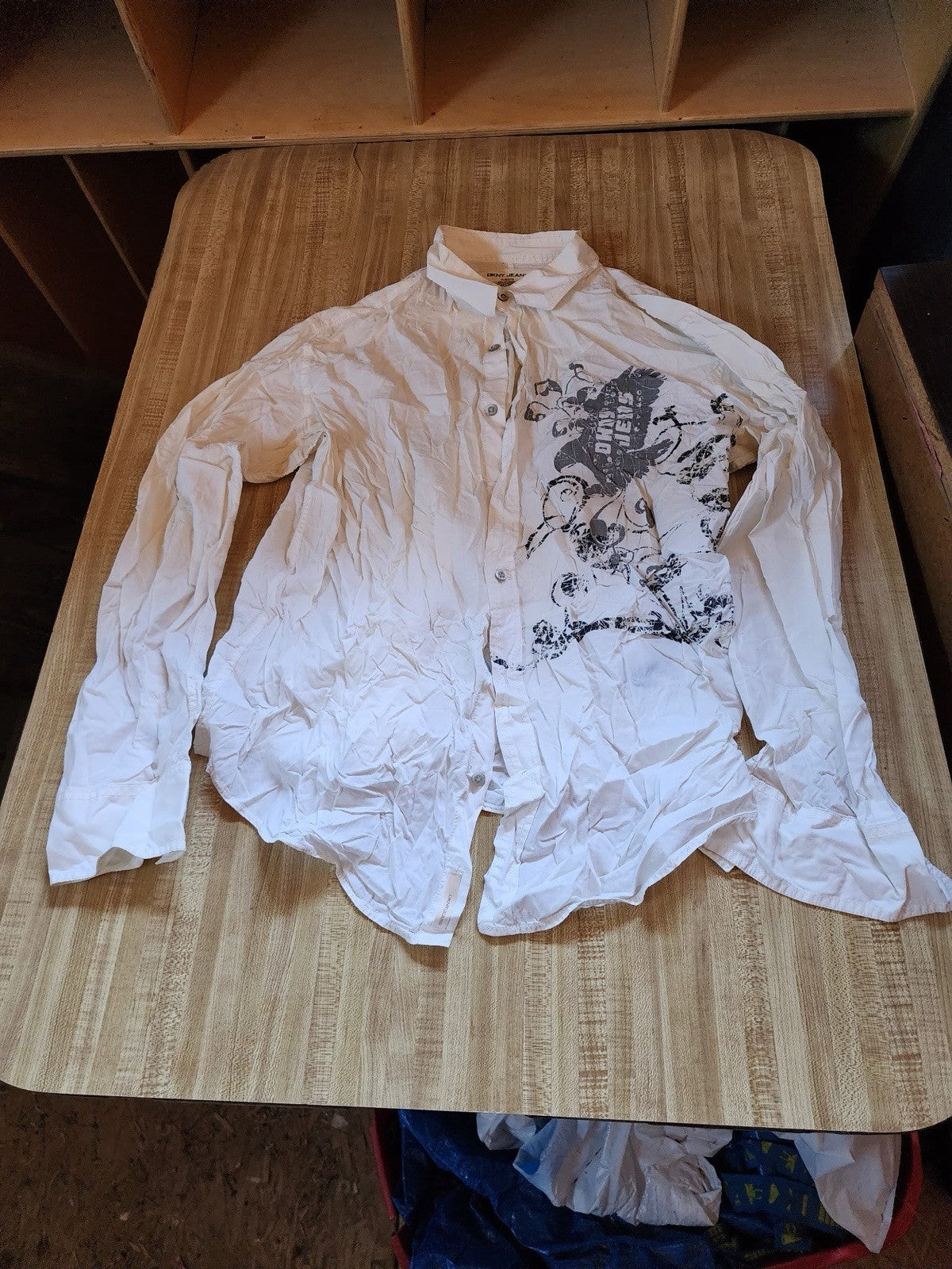 DKNY Jeans Button Up XL