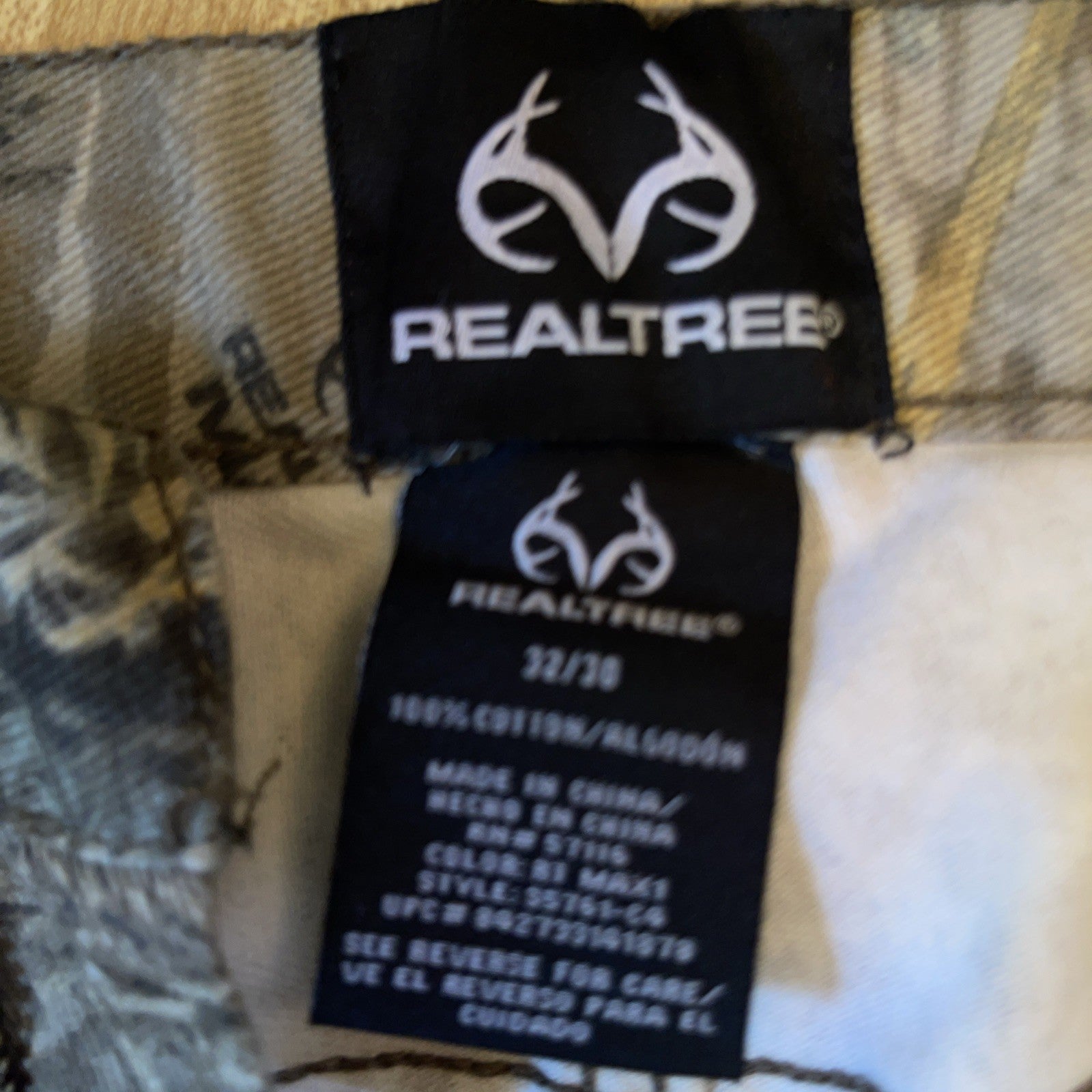 Realtree Max 1  Camo Jeans 32/30