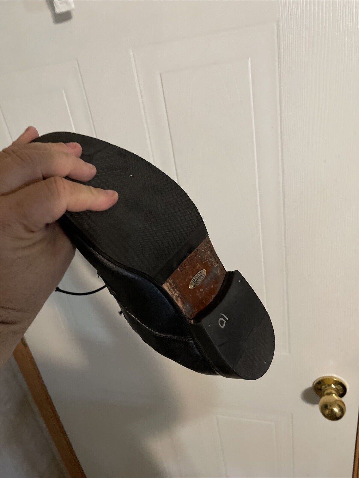 Brass Boot Caiman Alligator Shoes 12.5