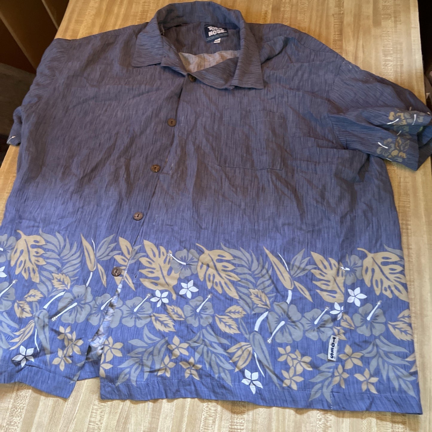 Toes On The Nose Hawaiian Shirt XXL 