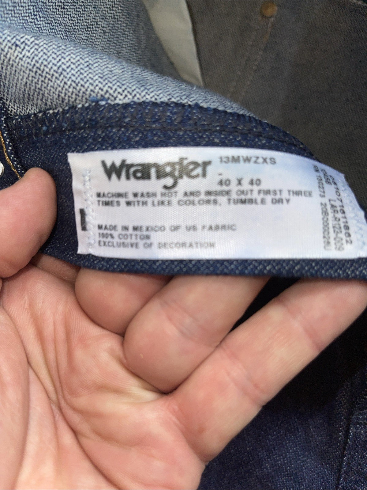 Wrangler 13mwzxs Jeans 40/40