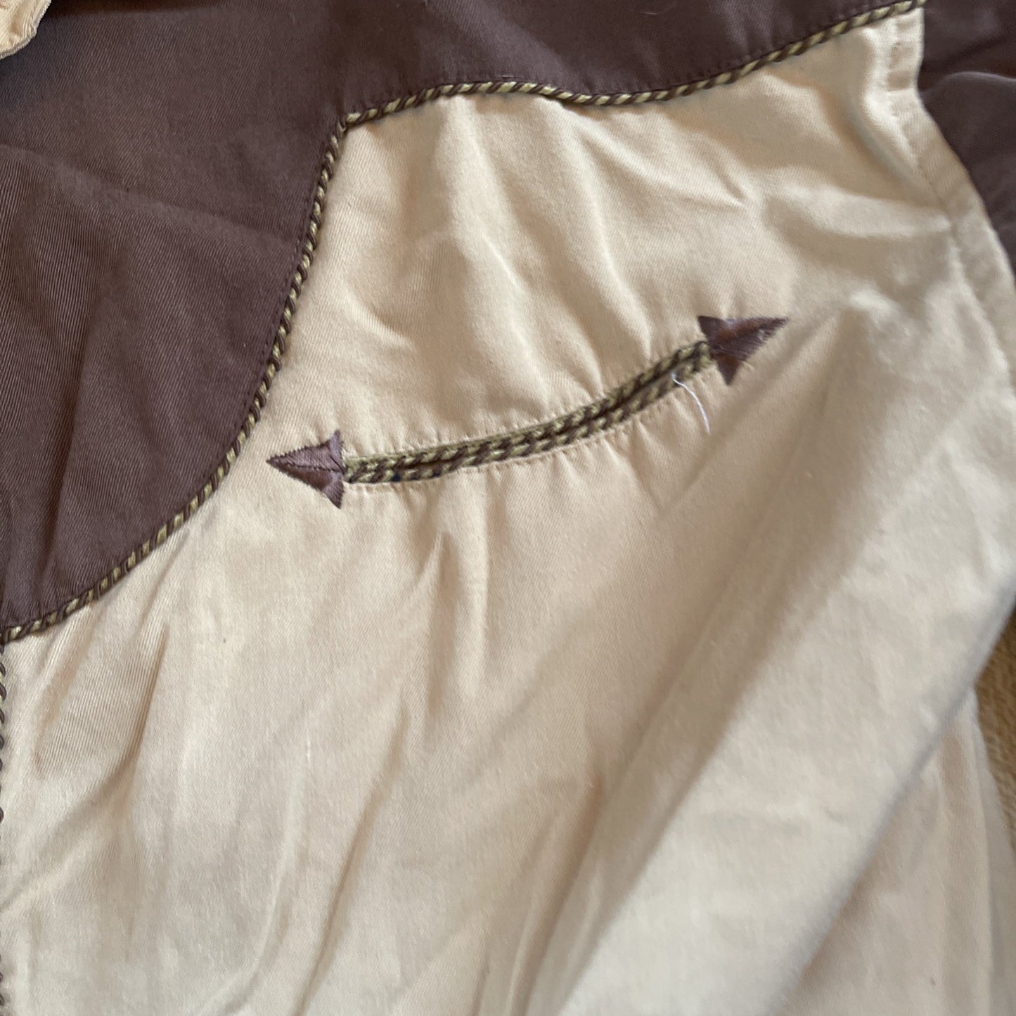 Vintage Panhandle Slim Gunfighter Pearl Snap Large 