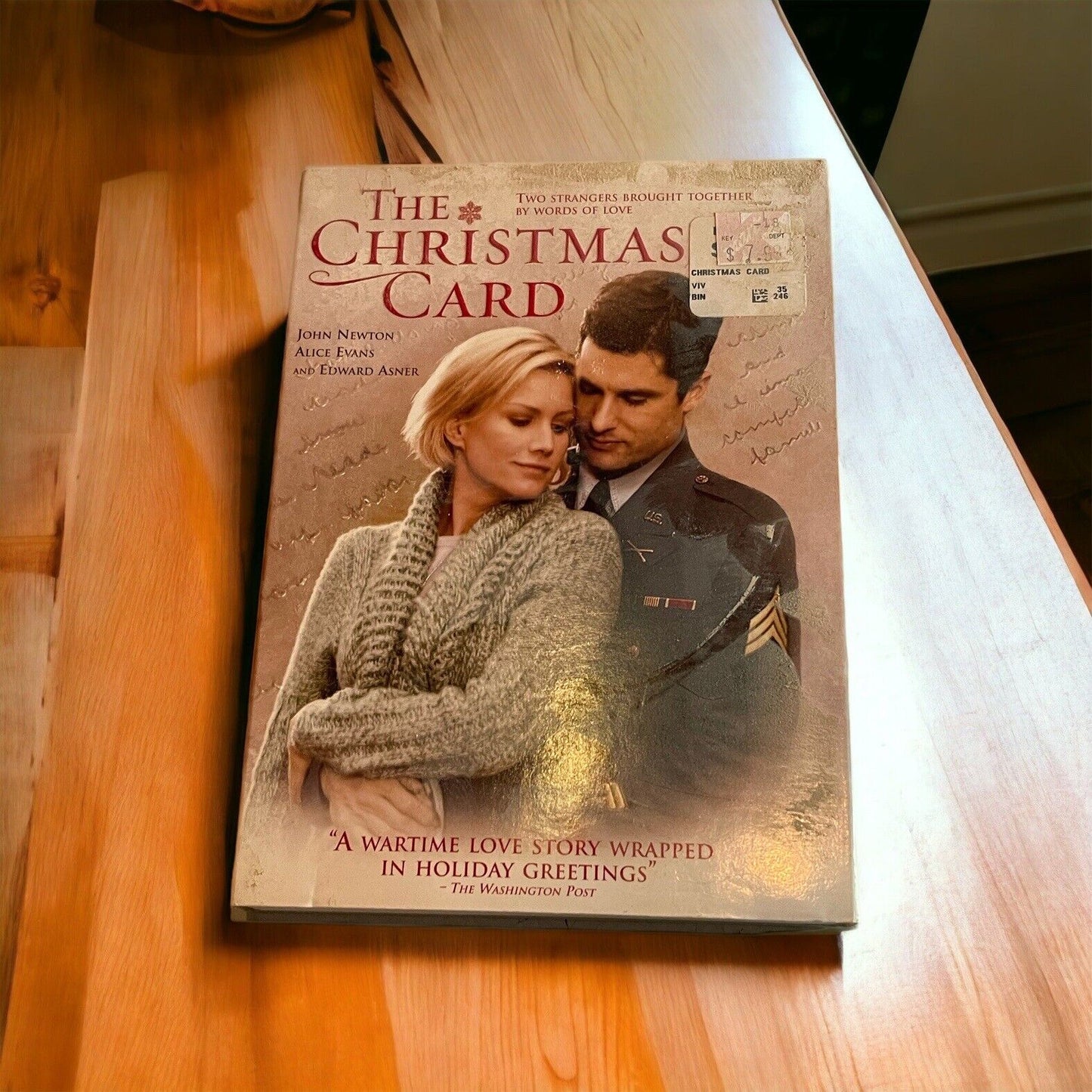 The Christmas Card DVD Holiday Movie Ed Asner John Newton Alice Evans Hallmark