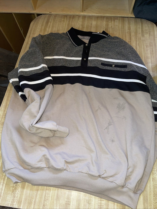 Vintage LD Sport Rugby Polo 3XLT  Stains
