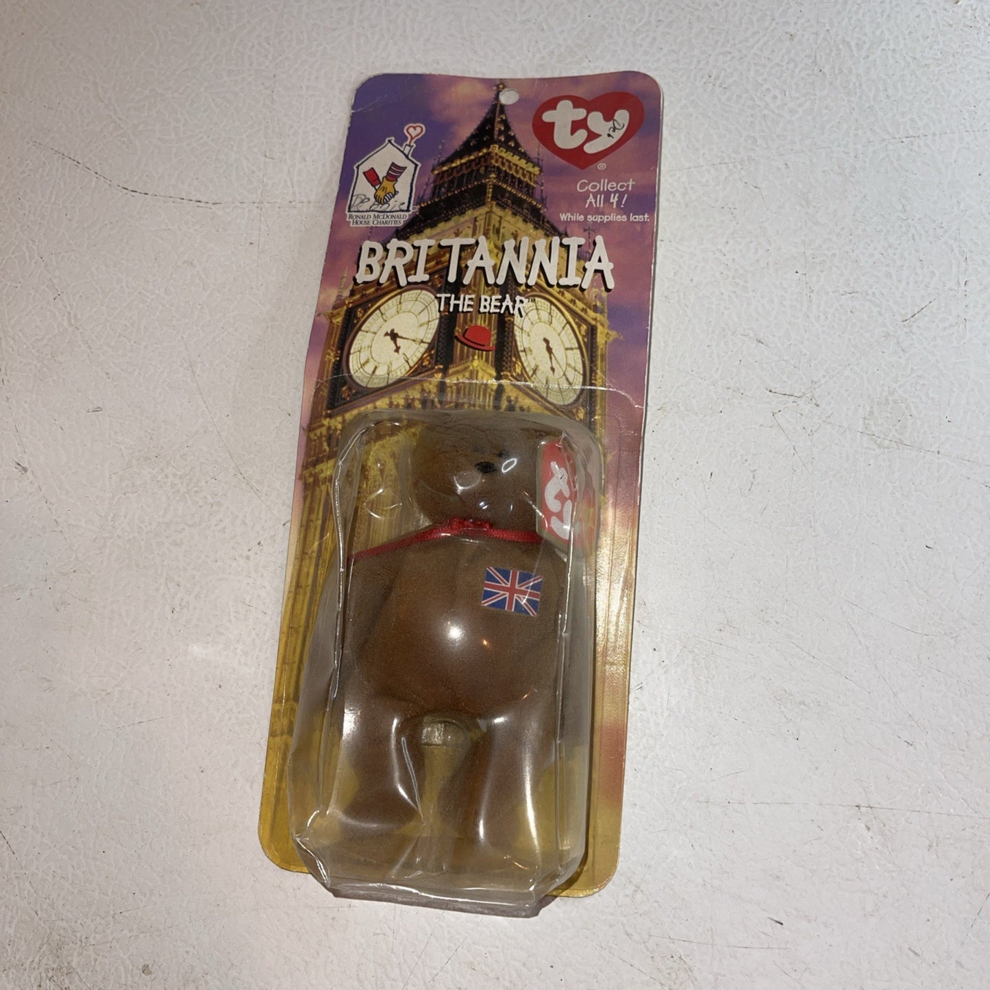 Ty McDonalds Teenie Beanie 1999 Britannia The Bear