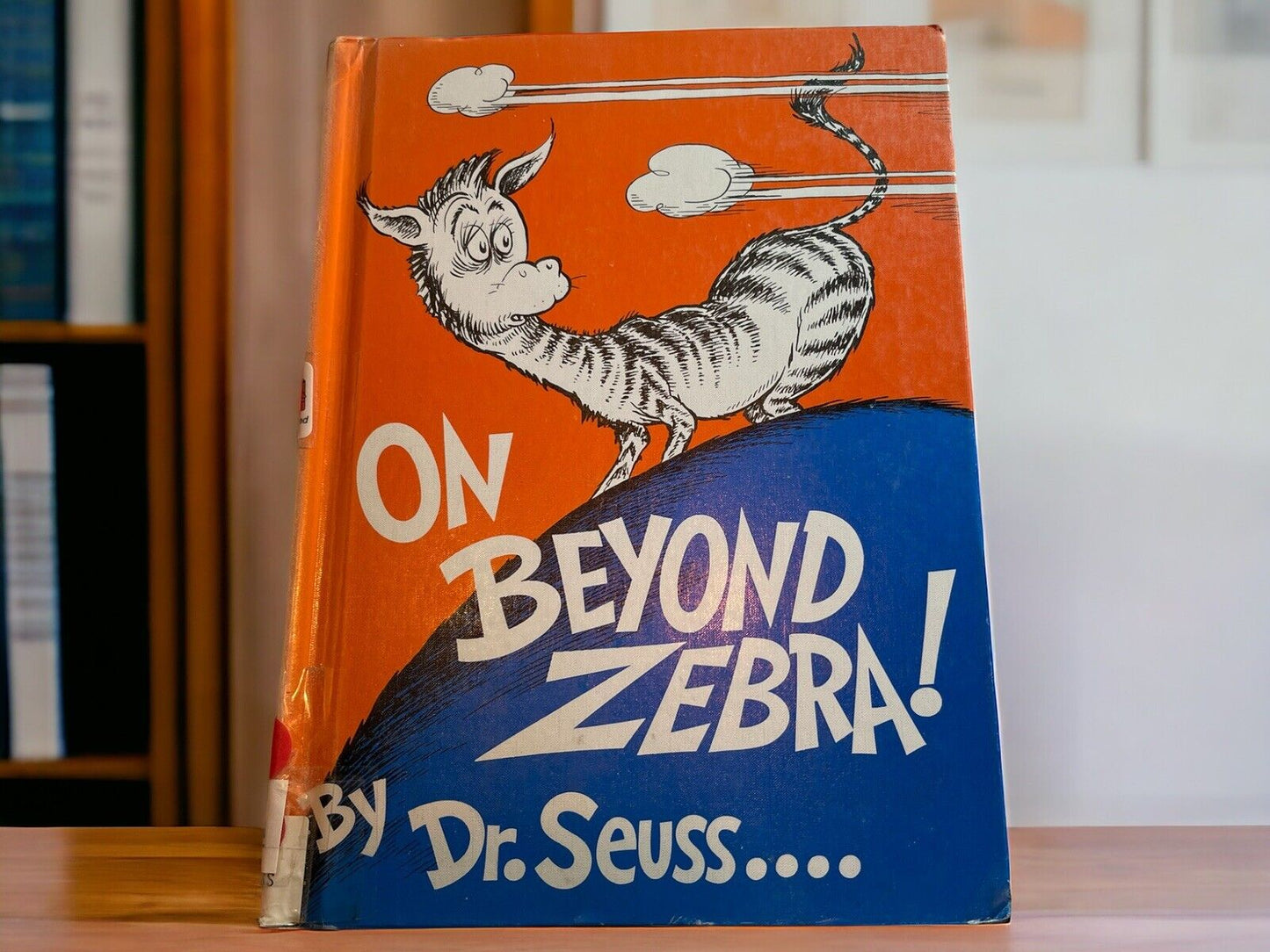 Vtg On Beyond Zebra Story By Dr. Seuss 1955 Hardcover Banned Book Good Condition