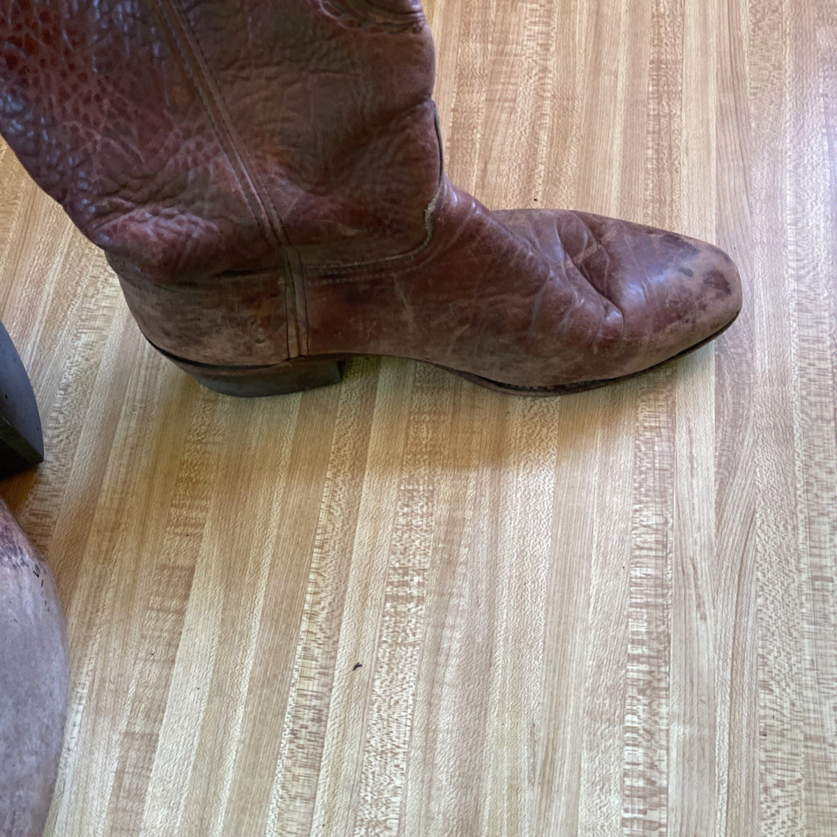 Jack Daniels Boots Old NO. 7  Leather Brown Western Cowboy Boots Men's Size 10