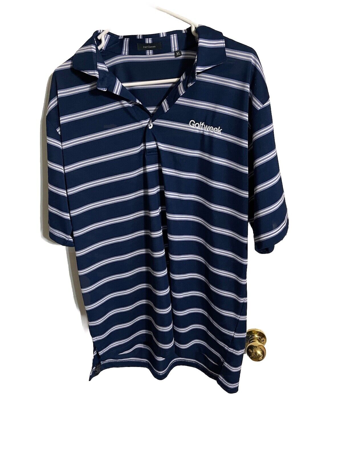 Turtleson Polo XL Golfweek Patch