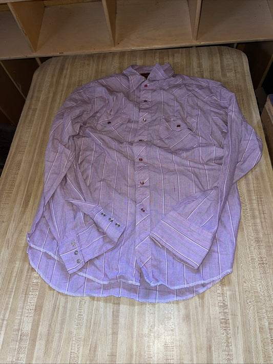 Vintage Rustler X Long Tails Pearl Snap 16