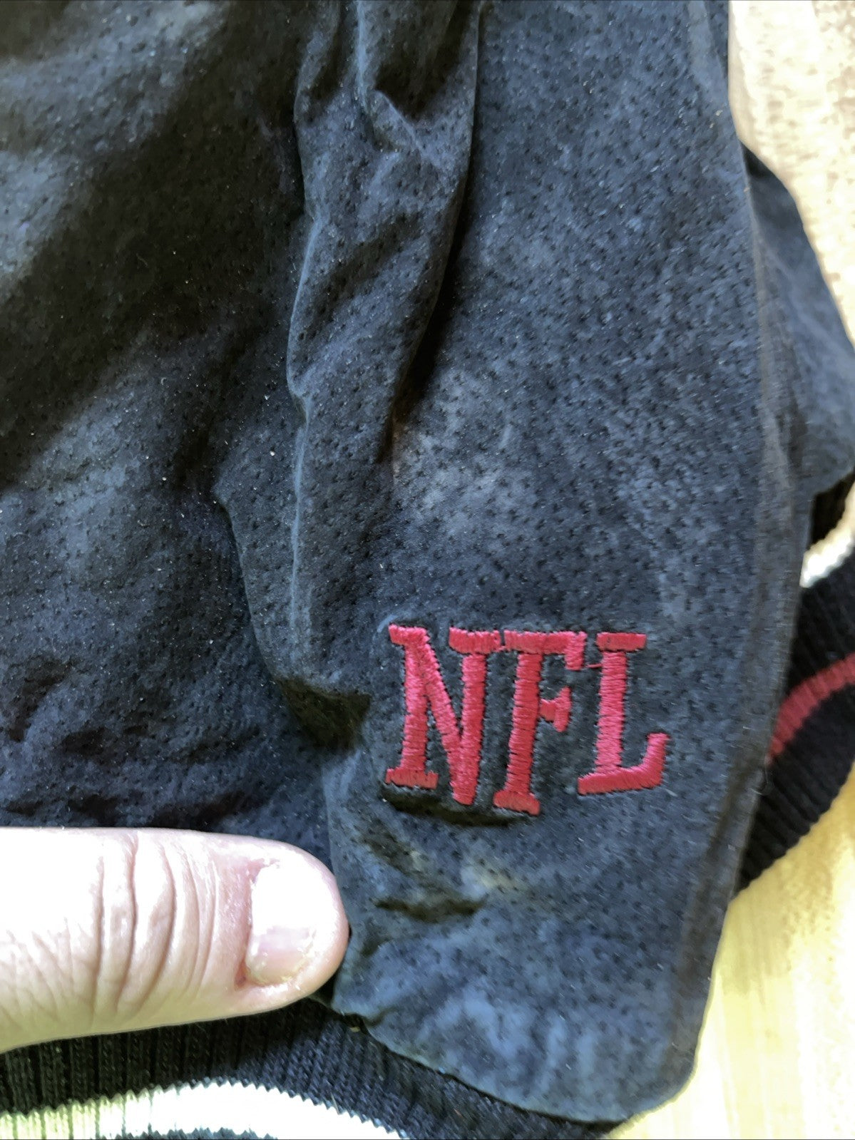 Washington Redskins Suede Varsity Jacket Large
