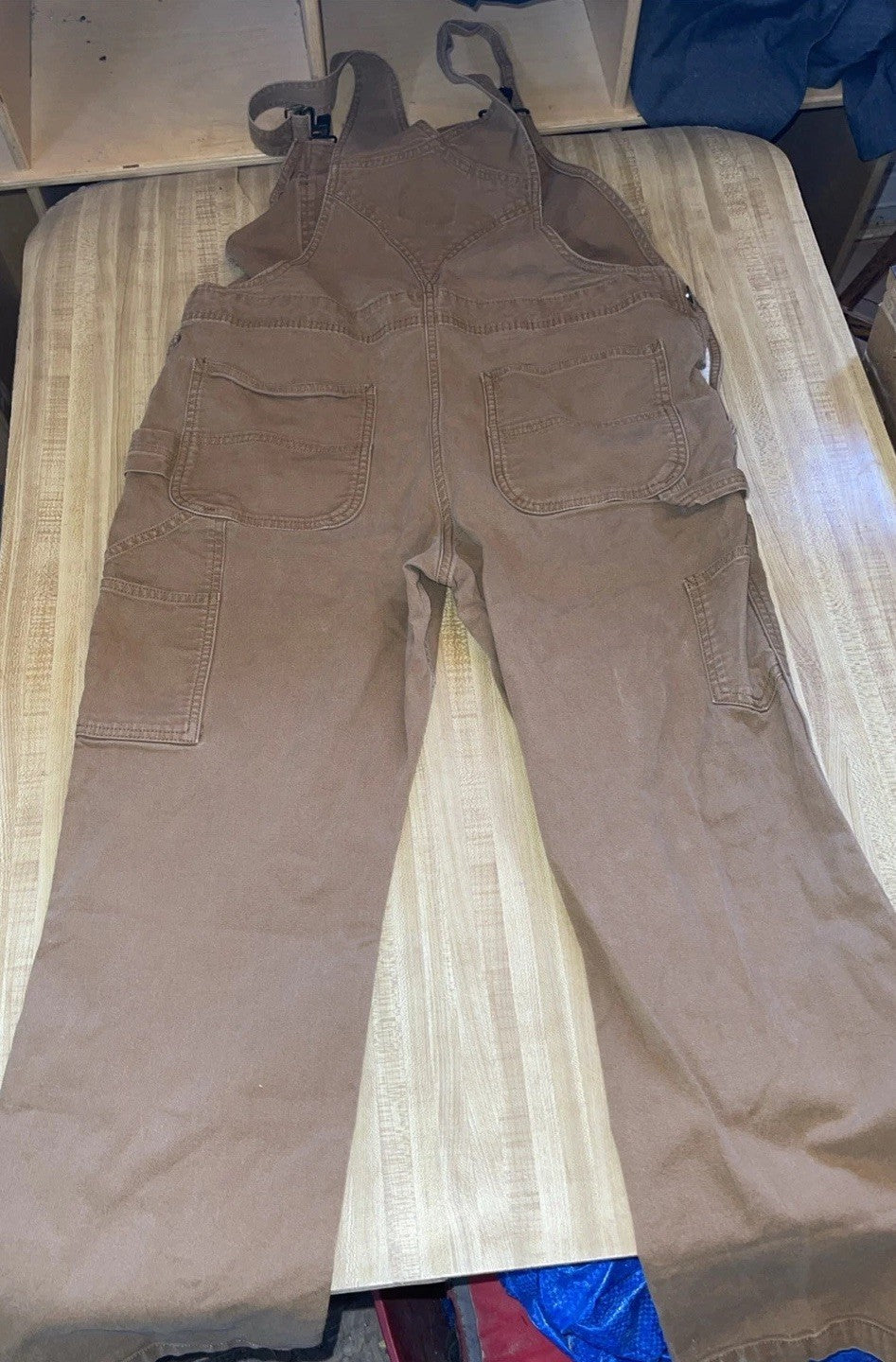Carhartt Women’s Double Knee Overalls Large 