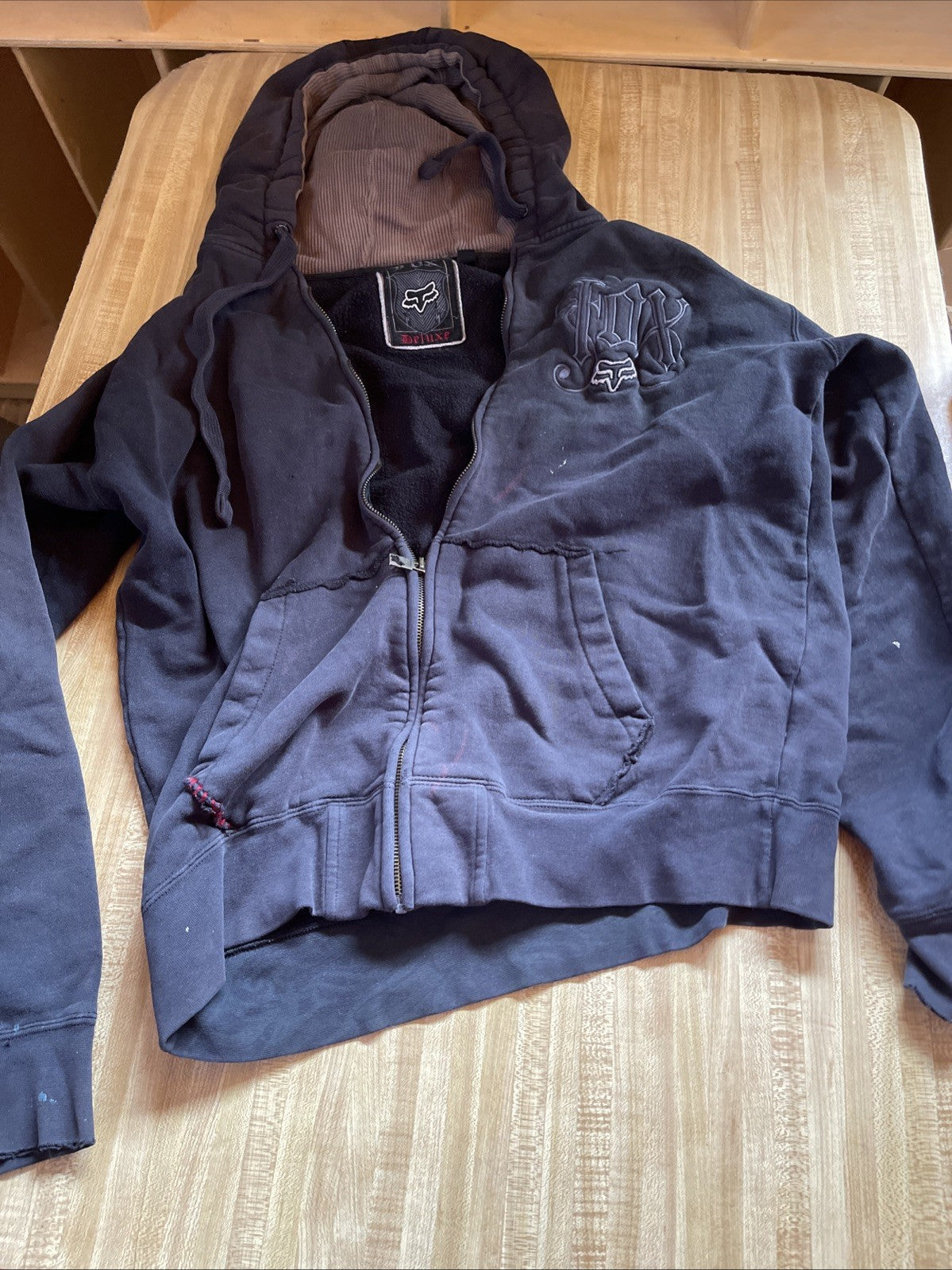 Fox Racing Full Zip Hoodie Large 