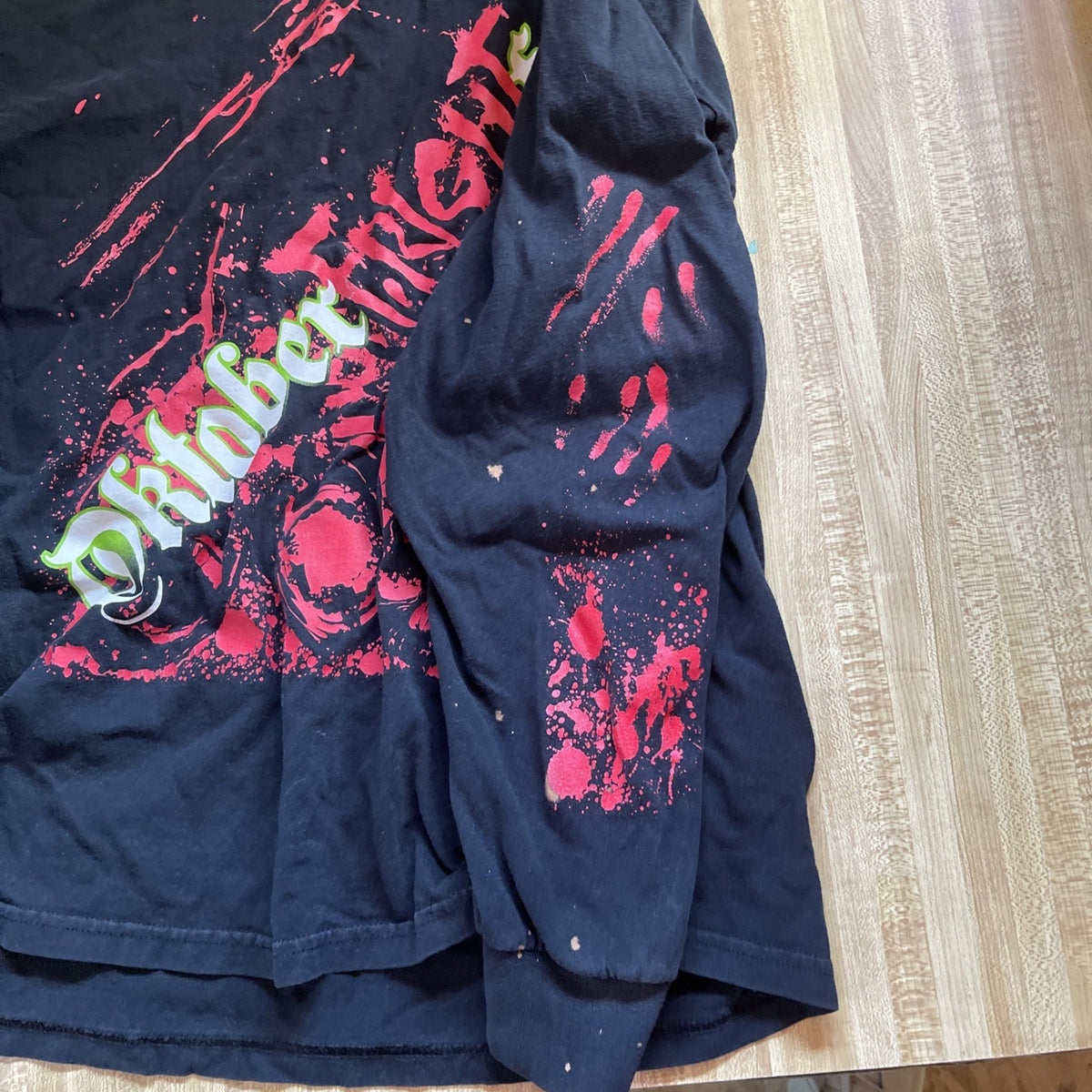 OktoberFrightFest 2009 Fremont Street Experience Long Sleeve T Shirt Large 
