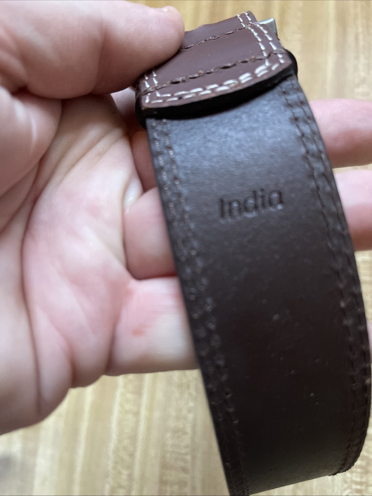 Timberland PR Leather Belt 36 Brown