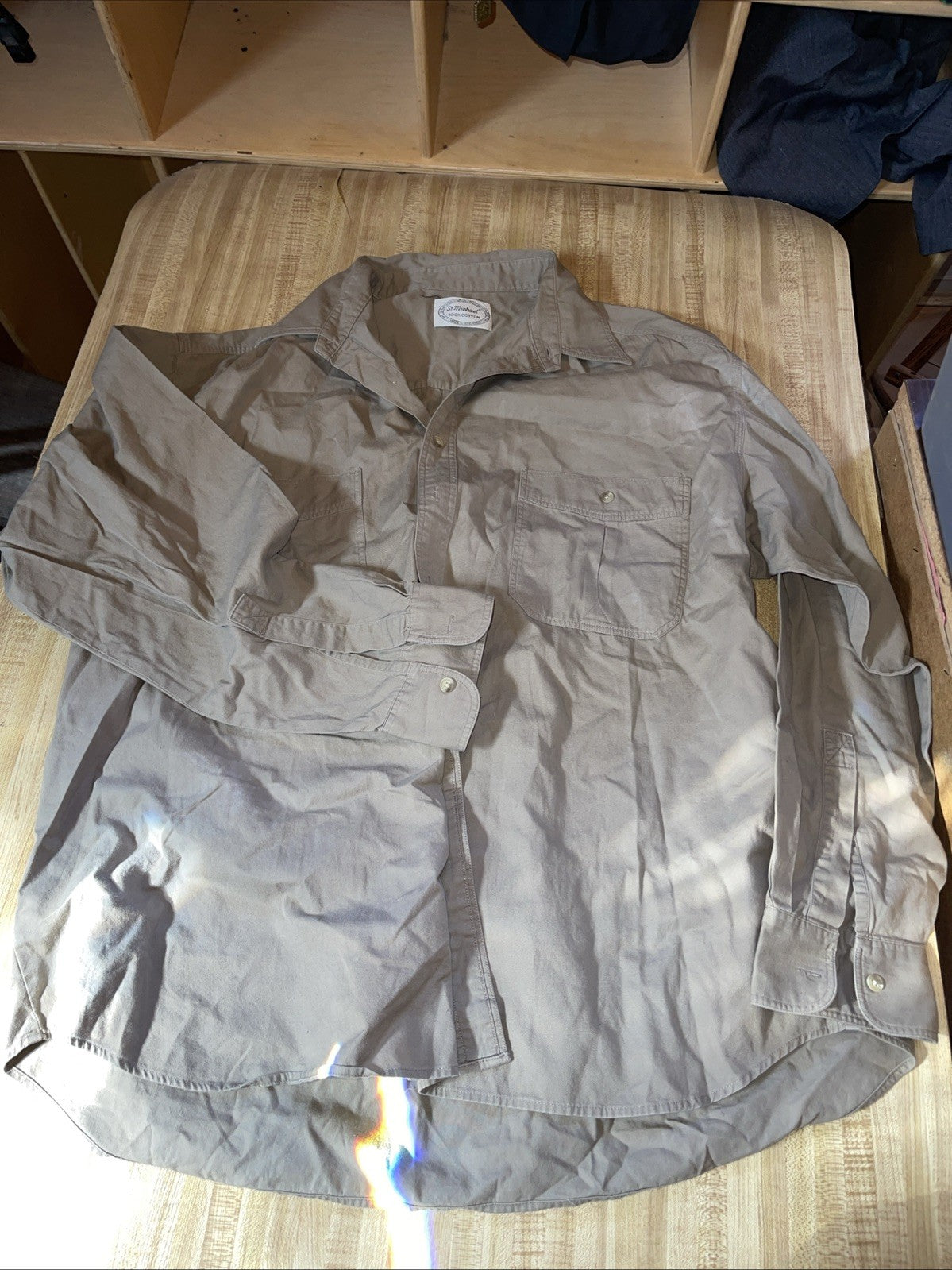 St Michael Button Up 2XL 