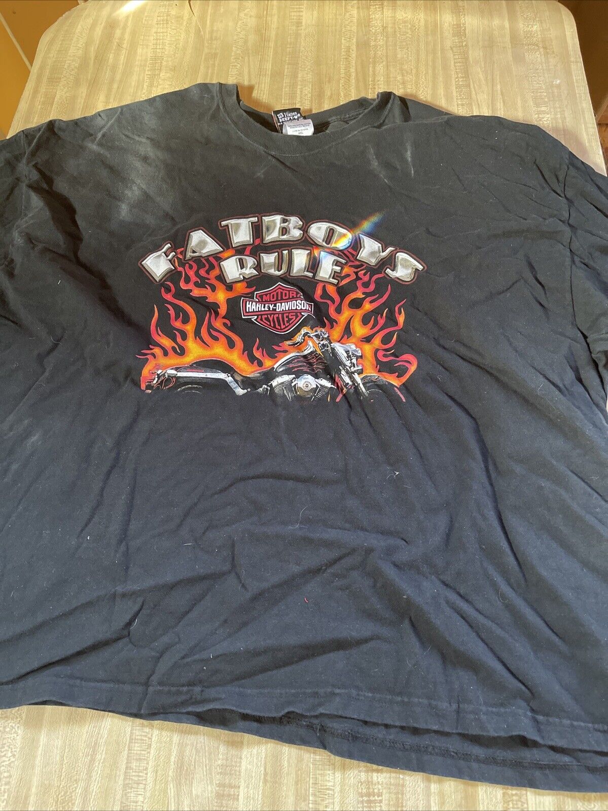 Fatboys Rule Harley Davidson T Shirt 4XL