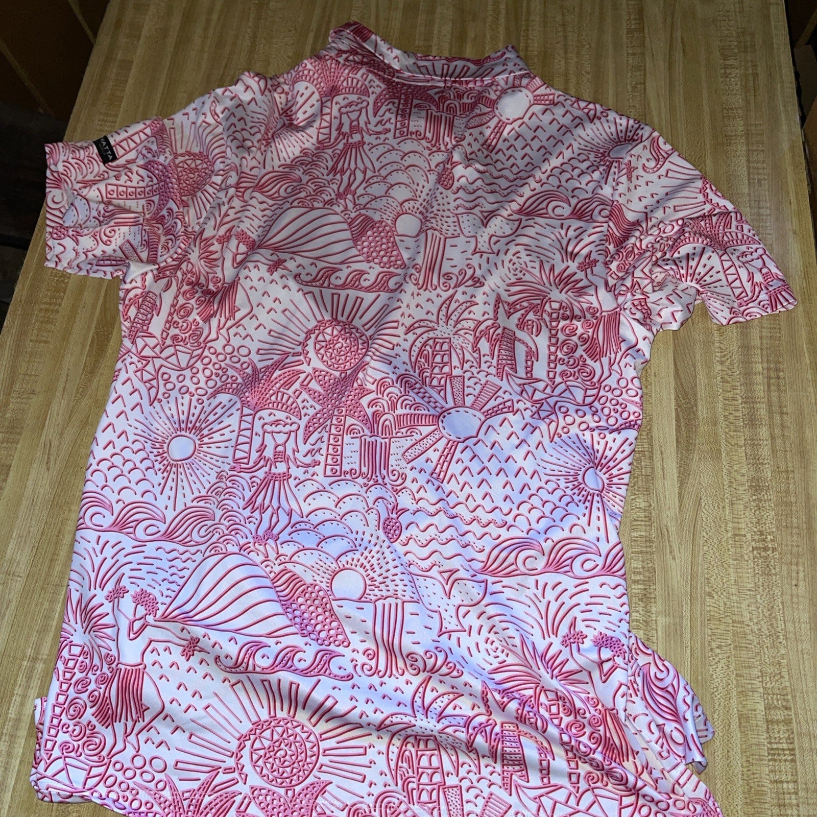 Yatta Golf Polo Large AOP