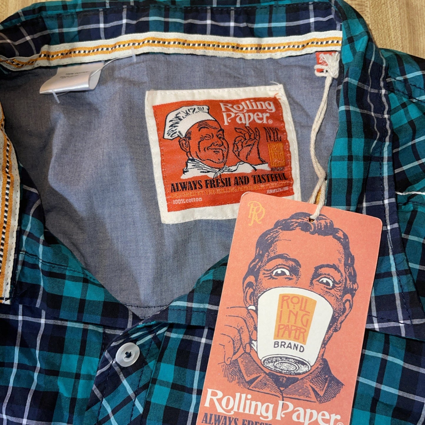 Rolling Paper Button Up 4XL 