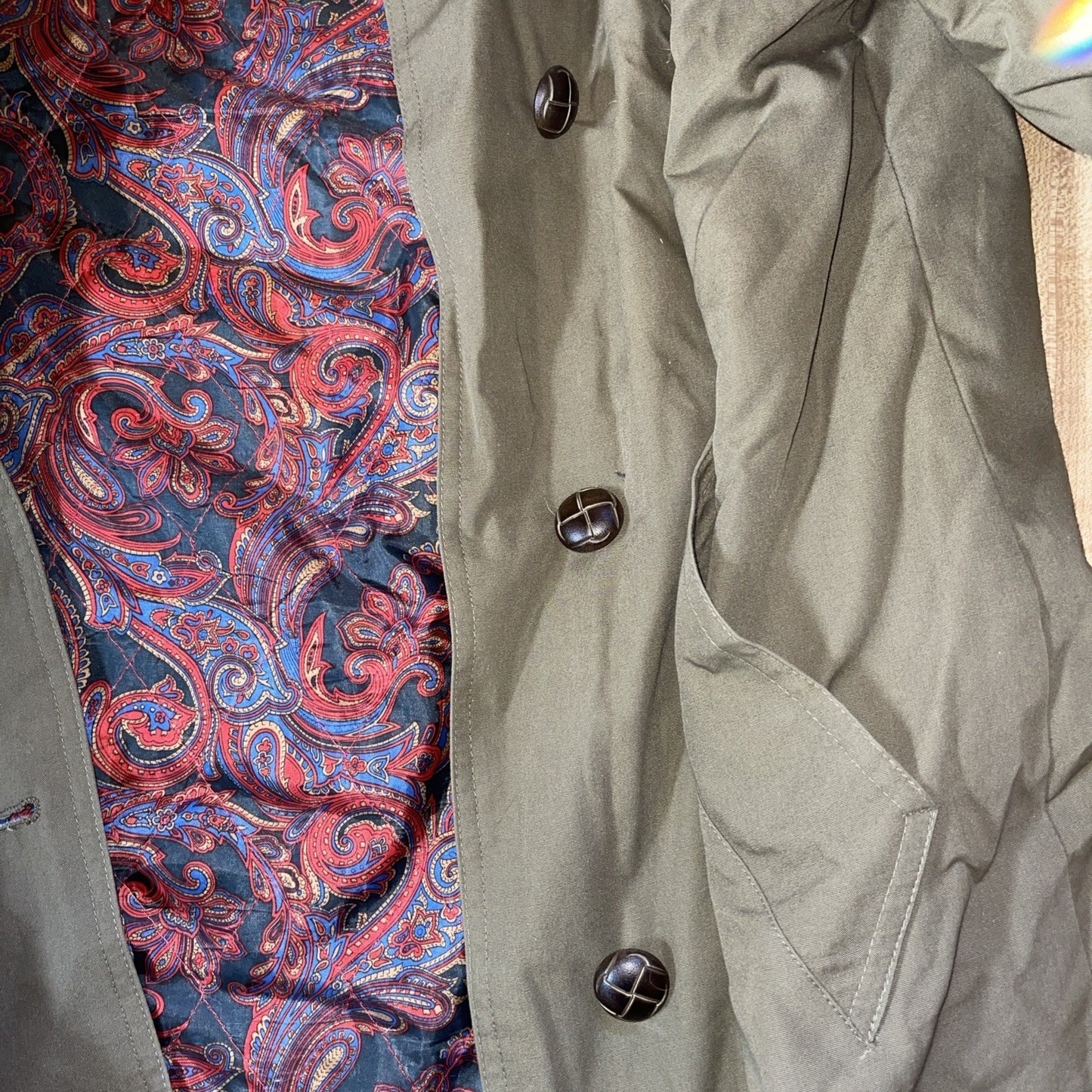 Vintage Saxton Hall Trench Coat 