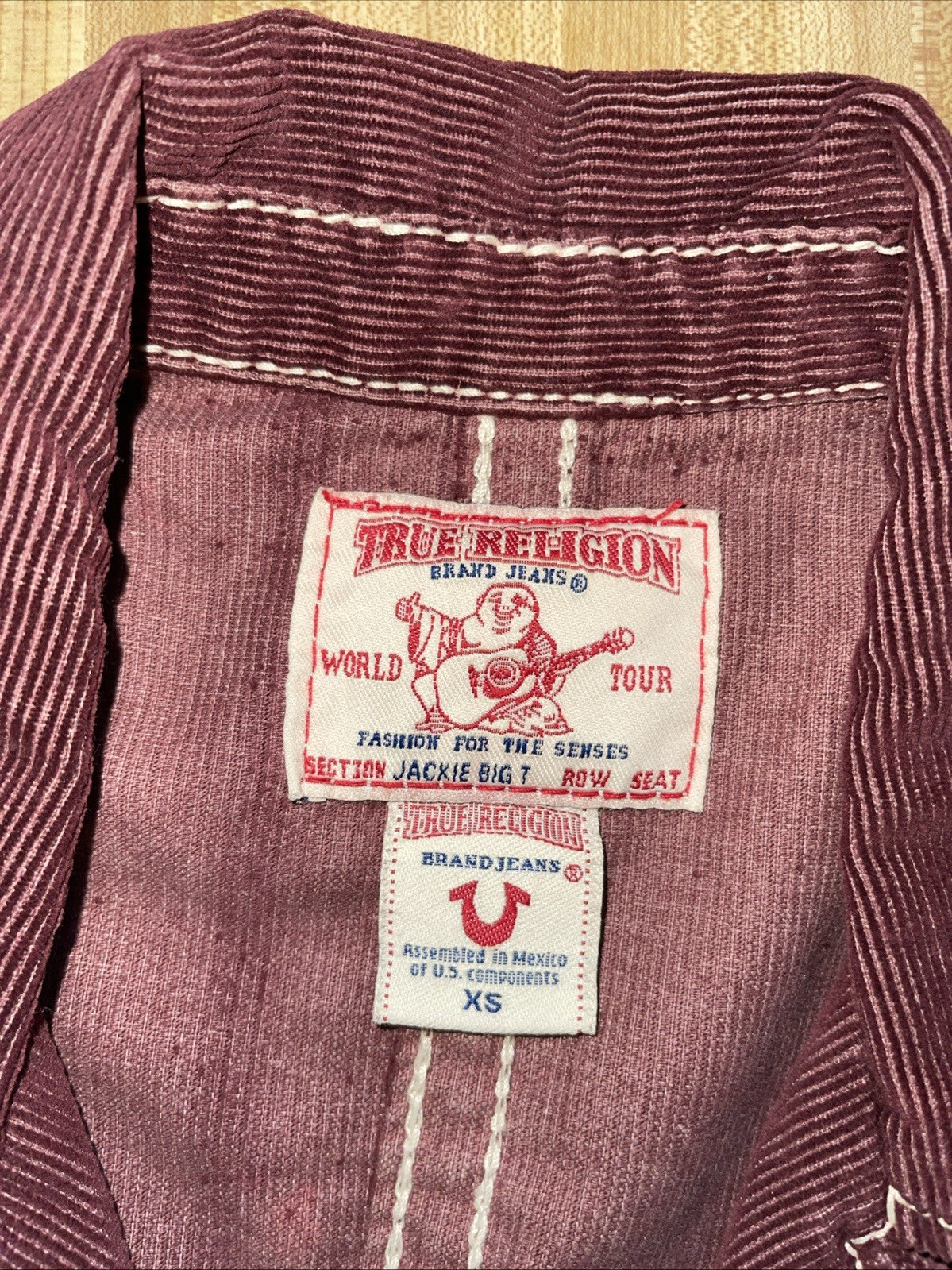 True Religion Jackie Big T Denim Jacket Women’s XS