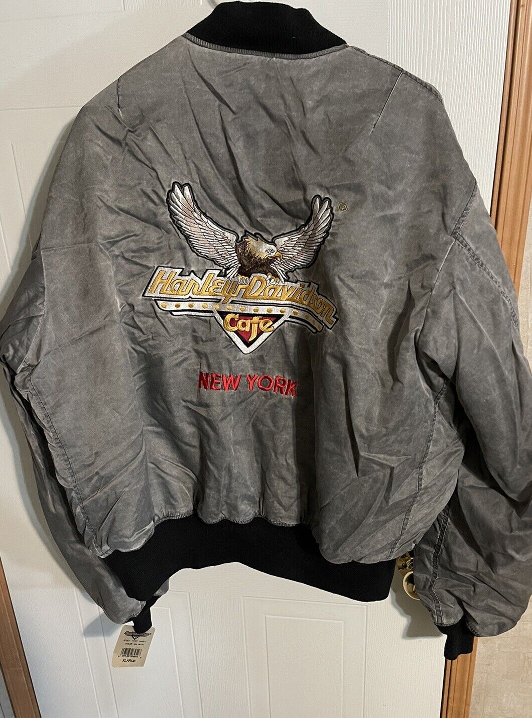 Deadstock New Old Stock Harley Davidson Cafe New York Jacket XL