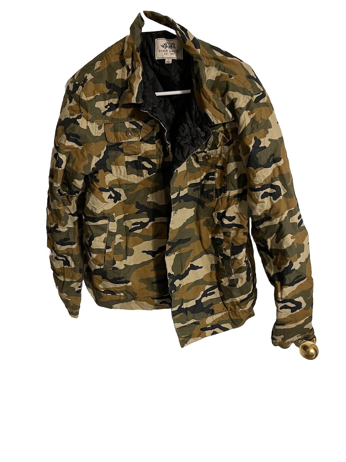 ecko unltd camo jacket Large 