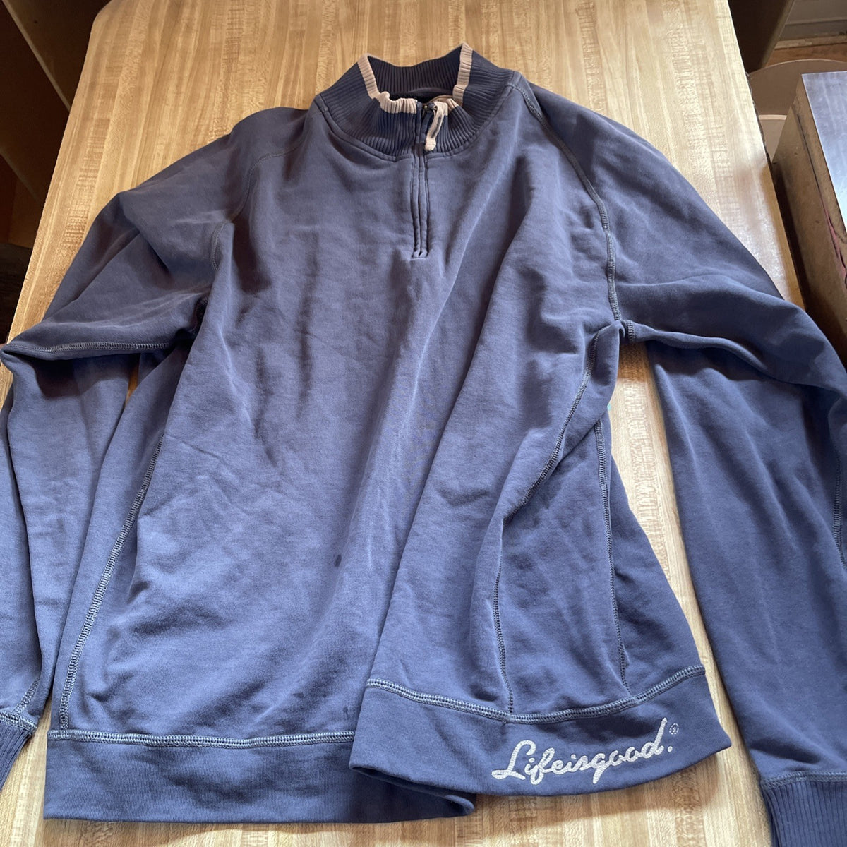 Life Is Good Quarter Zip XL