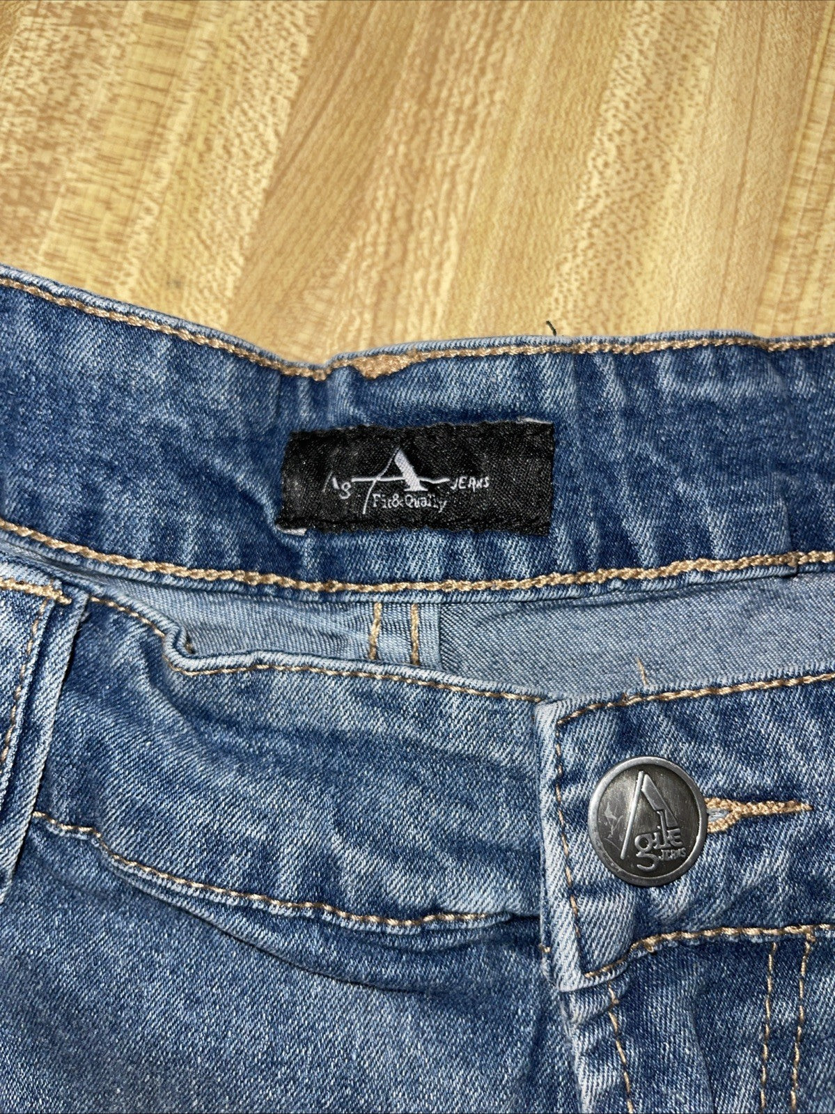 Agile Jeans Streetwear Hiphop 48/29 Tag Says 48/32