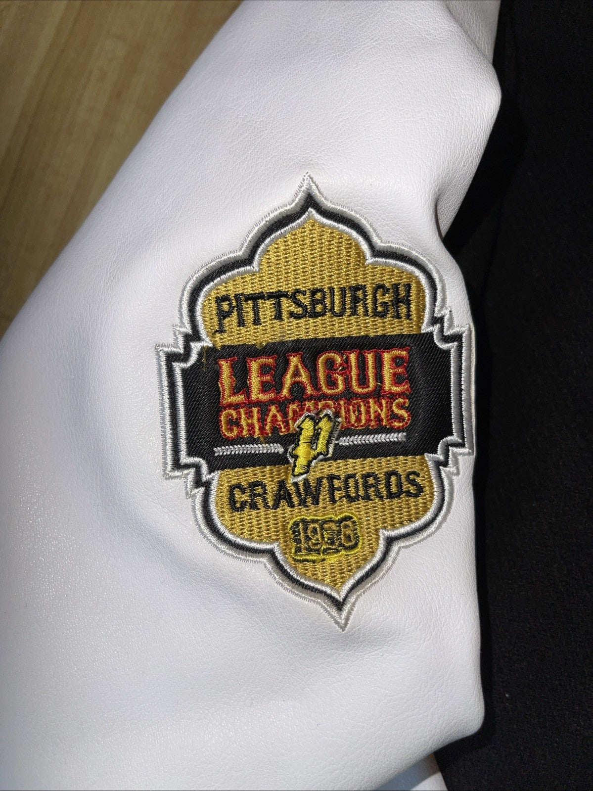 Headgear Classics Pittsburgh Crawfords League Champions Varsity Jacket Medium 