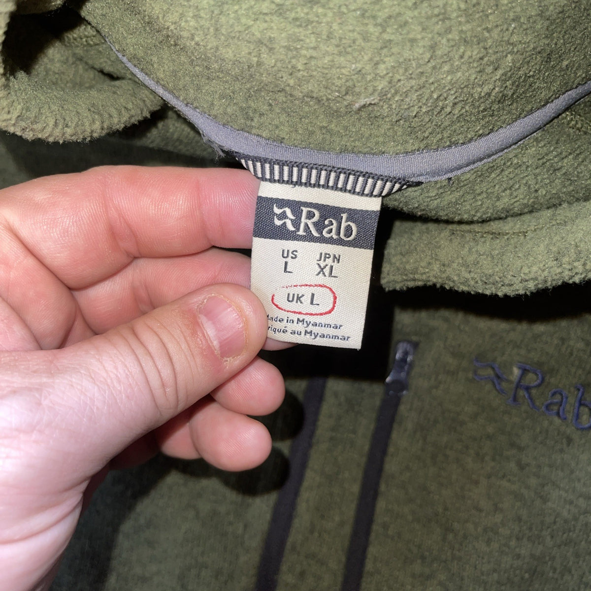 Rab Half Zip Fleece Sweater Large