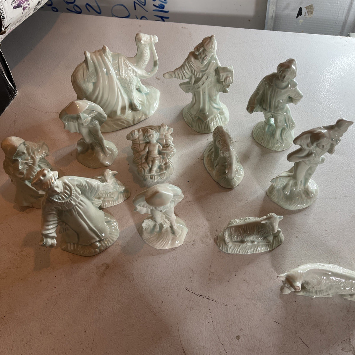 Vintage Ceramic Nativity Set