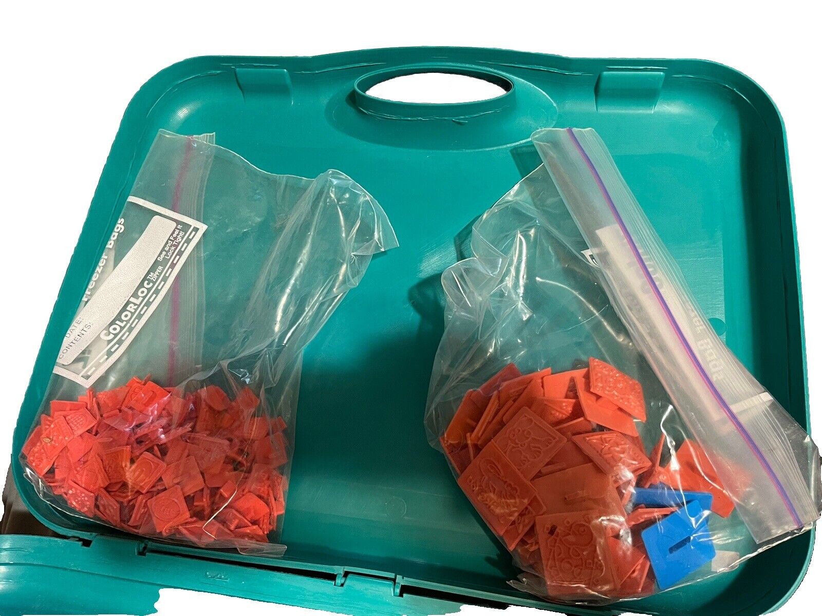 Roseart Hard Carrying Case With Rubber Stamps 