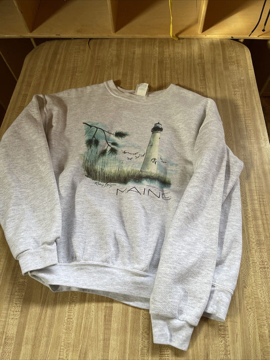 vintage lee sweatshirt Large Maine