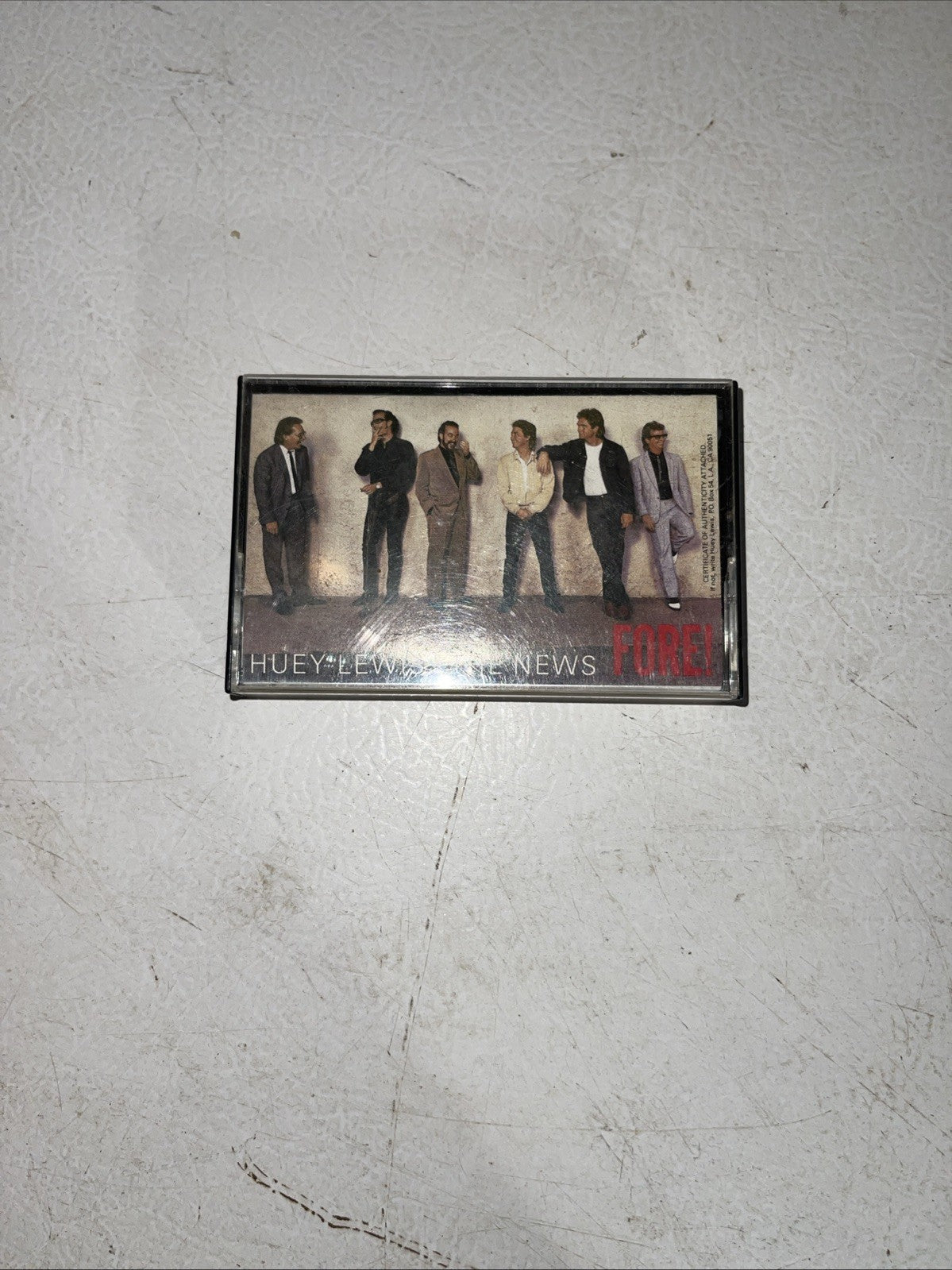 Fore! by Huey Lewis & the News Cassette Tape 1986 Chrysalis Records