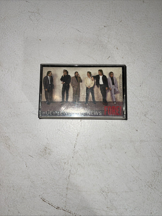 Fore! by Huey Lewis & the News Cassette Tape 1986 Chrysalis Records