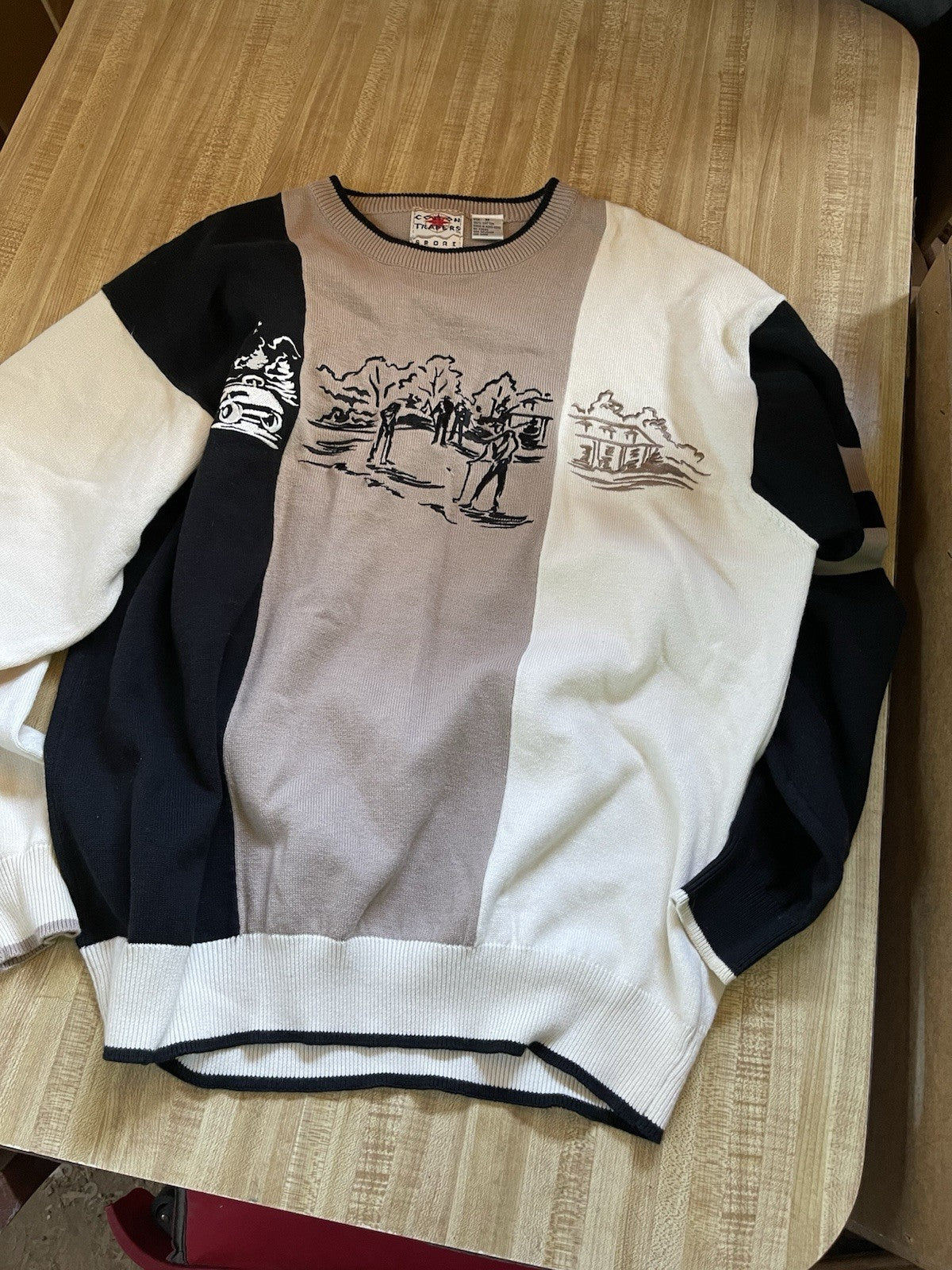 Vintage Cotton Traders Sweater Medium 