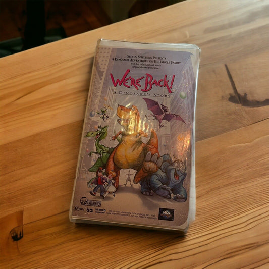 We're Back A Dinosaur Story Movie VHS