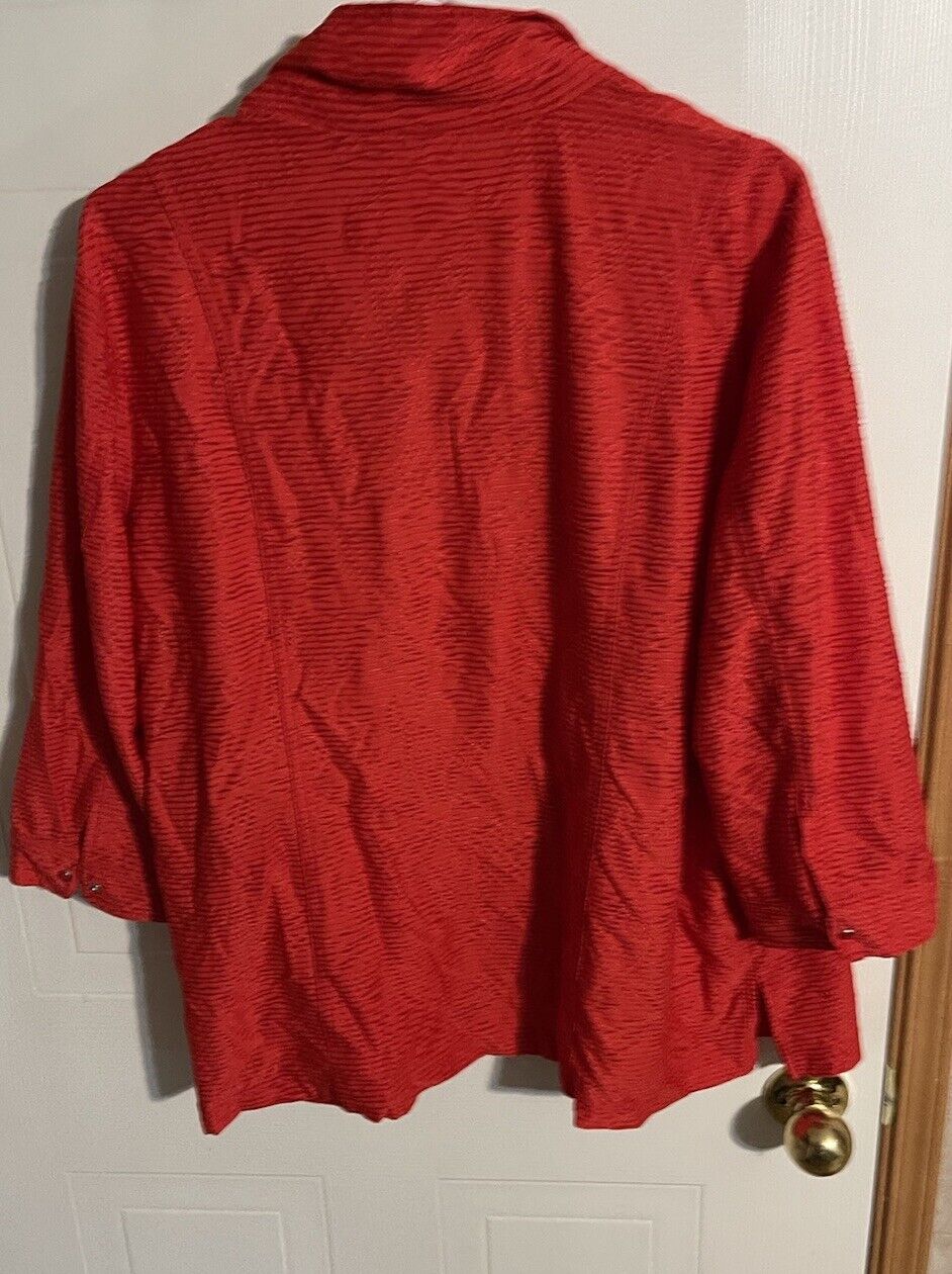 Southern Lady Pearl Snap Top XL