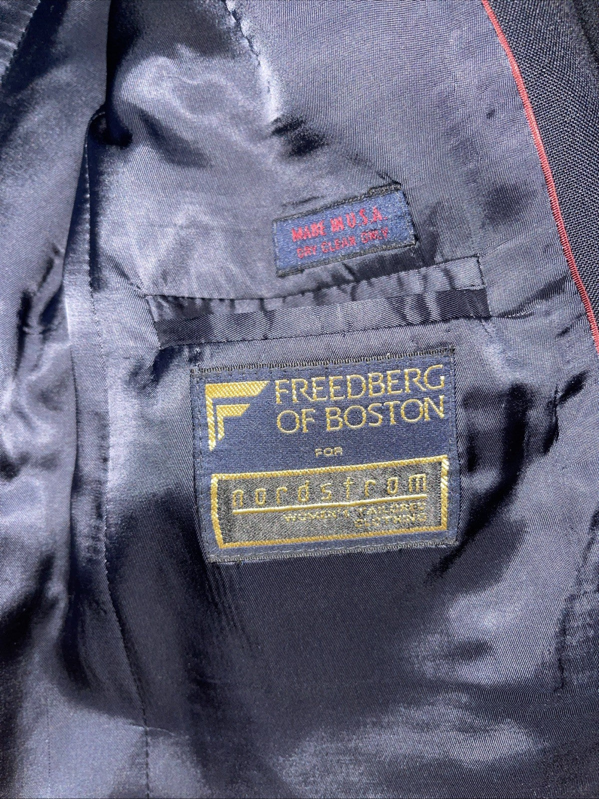 Vintage Freeberg Of Boston Blazer Anna Mae Made In USA Size 6