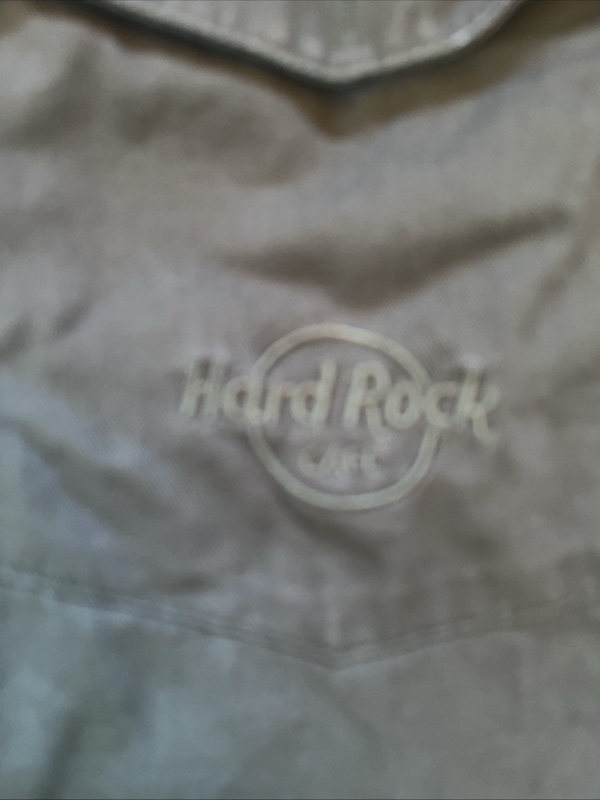 Hard Rock Cafe Military Style Button Up 2XL 