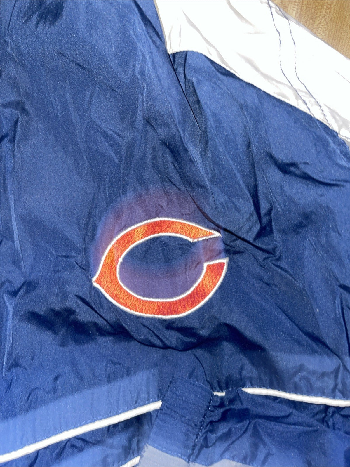 Chicago Bears Windbreaker Mens Size XL Sports Illustrated NFL Football
