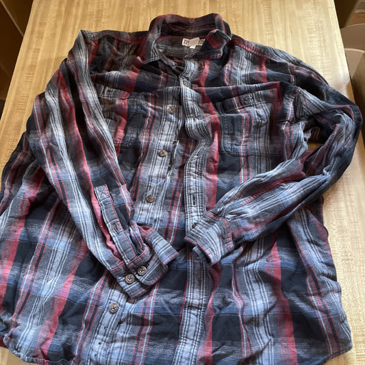 duluth trading flannel shirt XL